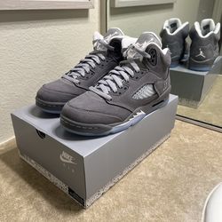 Jordan 5 Wolf Grey Size 7y