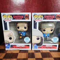 Stranger Things Funko Pop Joyce And Damaged Hopper 
