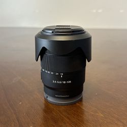 Sony lens 