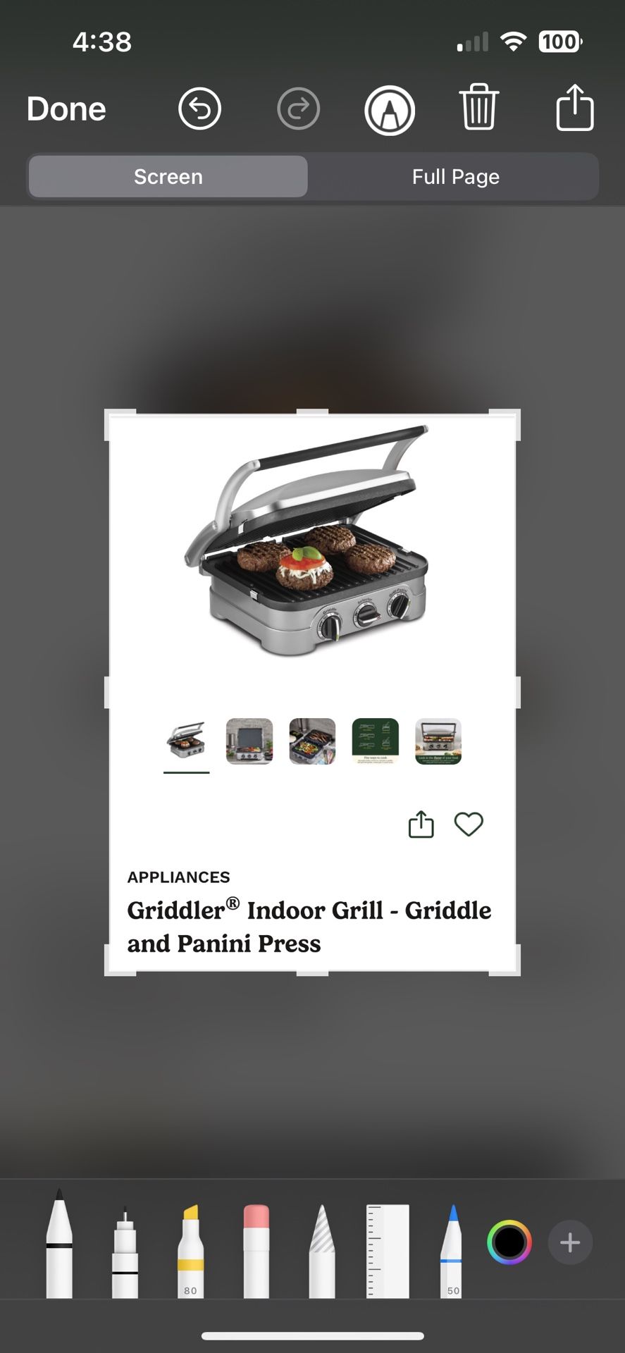 Cuisinart Griddler For Indoor Cooking 
