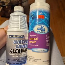 Pool Cover Cleaner And Bioguard Pool Enzyme Cleaner 