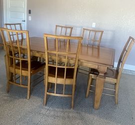 Solid Wood Dining Table Set 