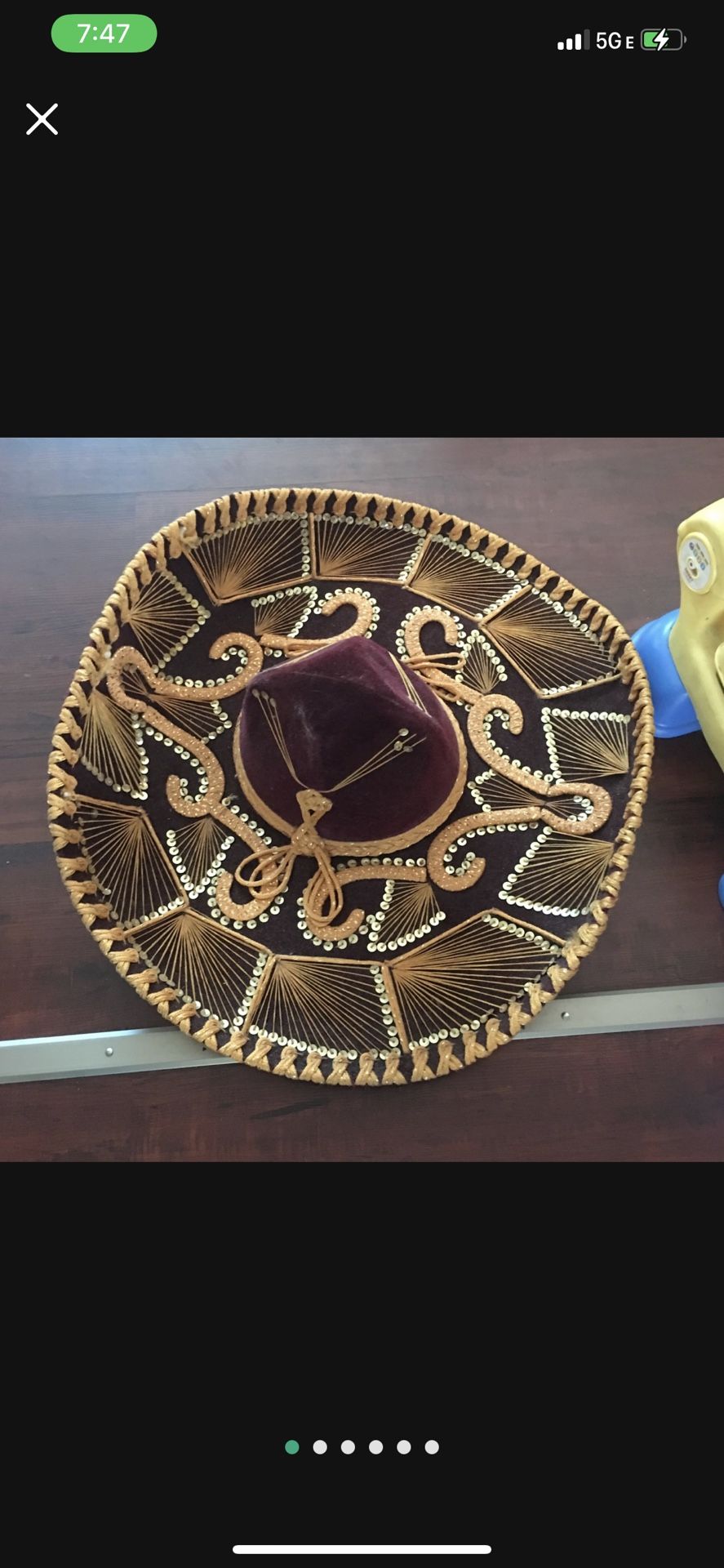 Big Mariachi Hat Great Condition