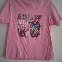 Rollin Into 8 Bowling Shirt