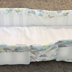 Baby Delight Snuggle Nest Infant Portable Lounger Bassinet, Skis