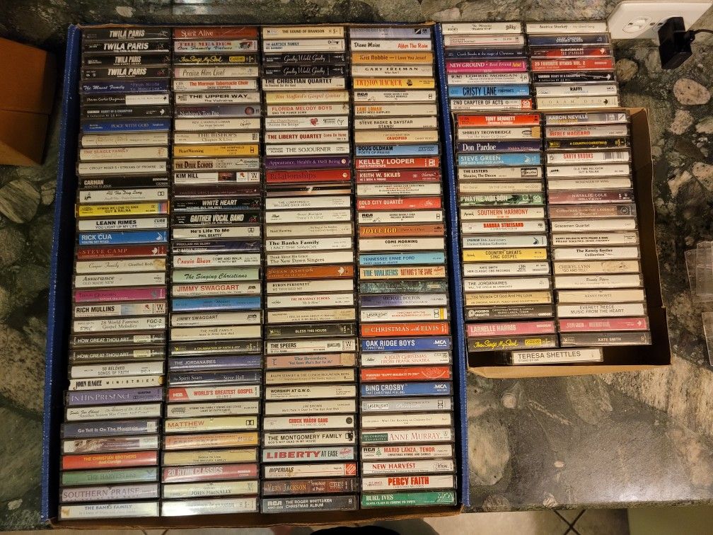 HUGE Lot Of MUSIC CASSETTE TAPES Daytona Beach ⛱️