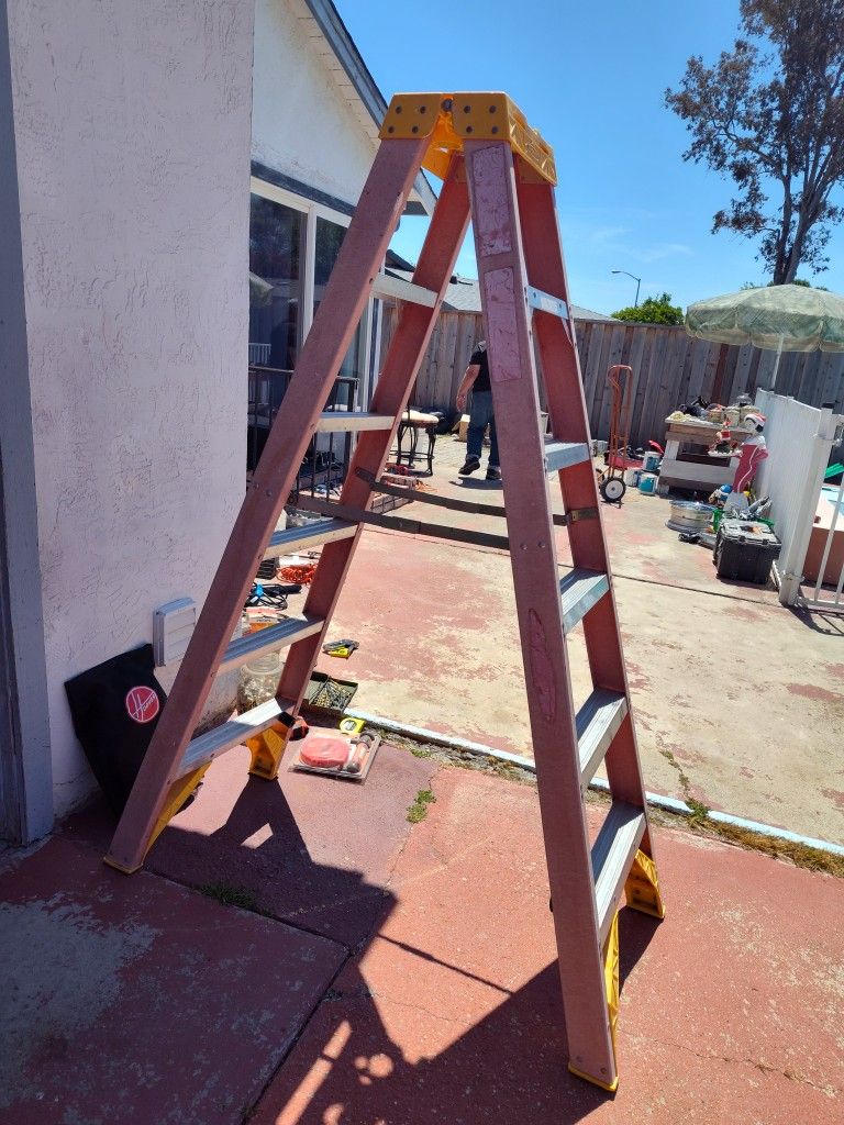 6 Ft Warner Ladder Two-sided $40. Livermore