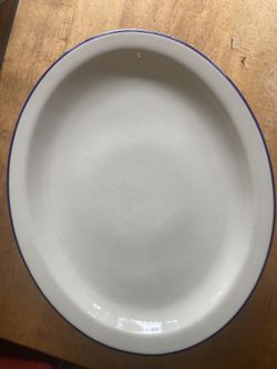 Homer Laughlin Oval Diner Plates 