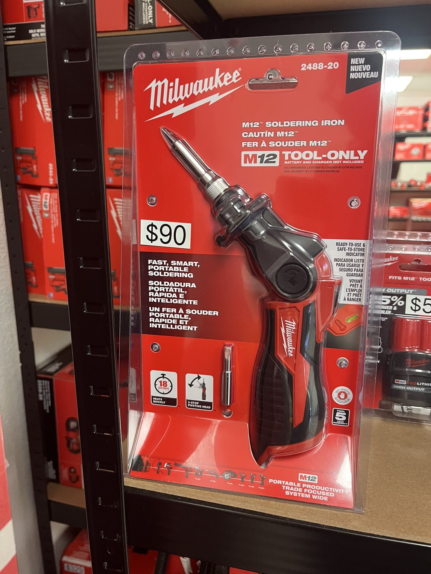 Milwaukee M12 Soldering Iron