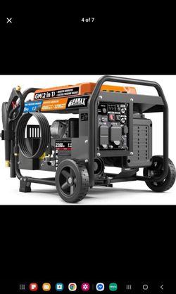 Generator 4000w/ Pressure 2200psi