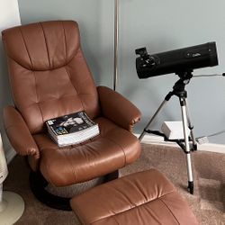 Lounge Chair Recliner w/ Ottoman