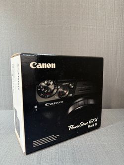Canon G7X III Point and Shoot Camera