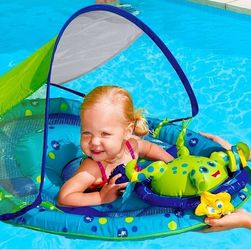 Swim Ways baby float with shade