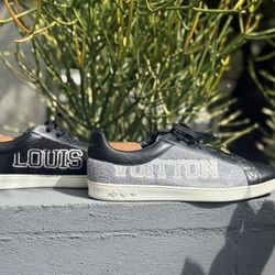 Louis Vuitton Luxembourg Sneakers (Black & Grey)