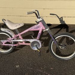 Schwinn Stingray Chopper Girls 18” Vintage Pink Bike