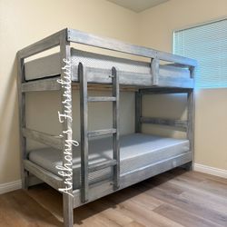 Twin Bunk Bed And Mattress 