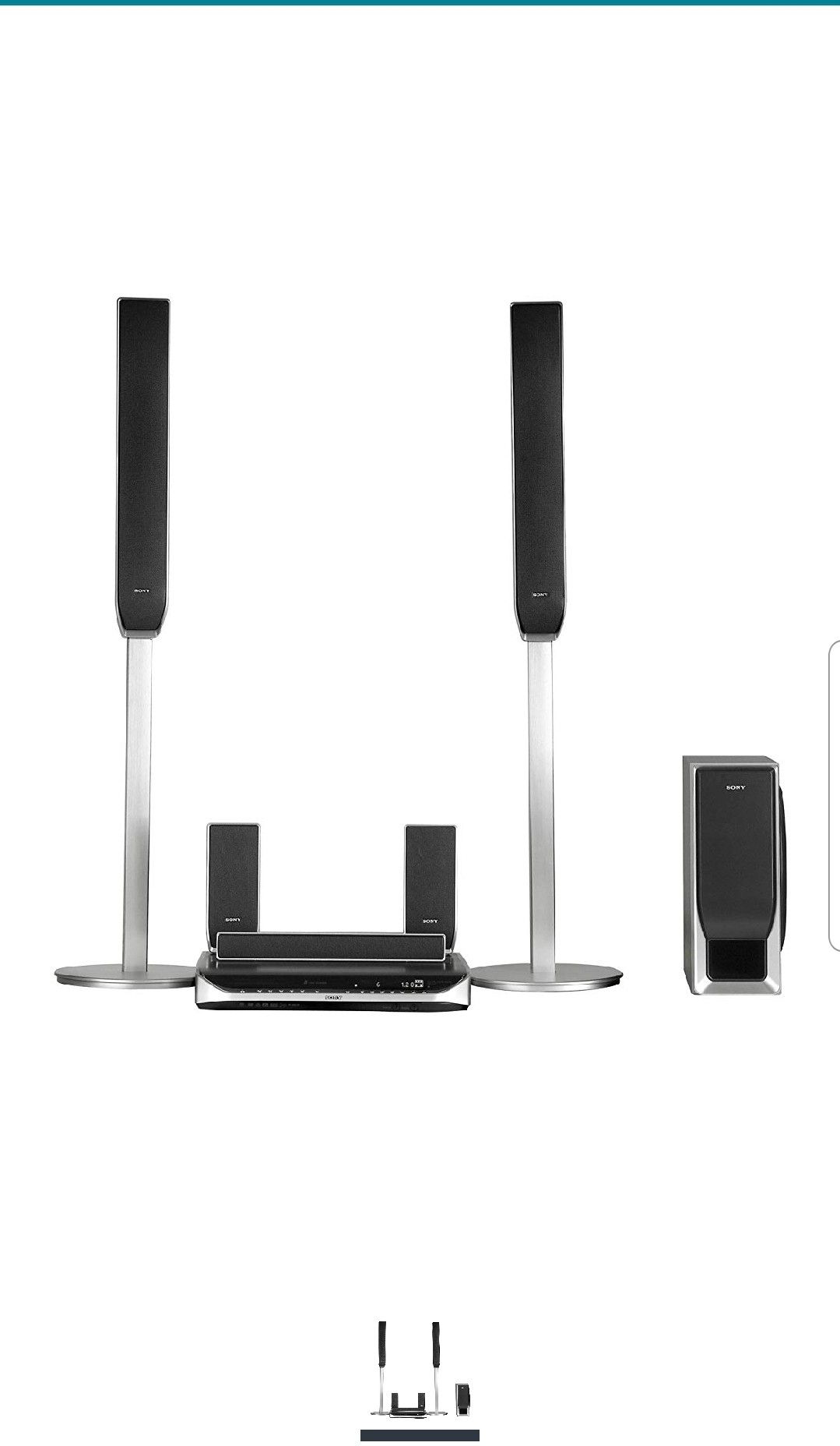 SONY DVD HOME THEATER SYSTEM DAV-FX500