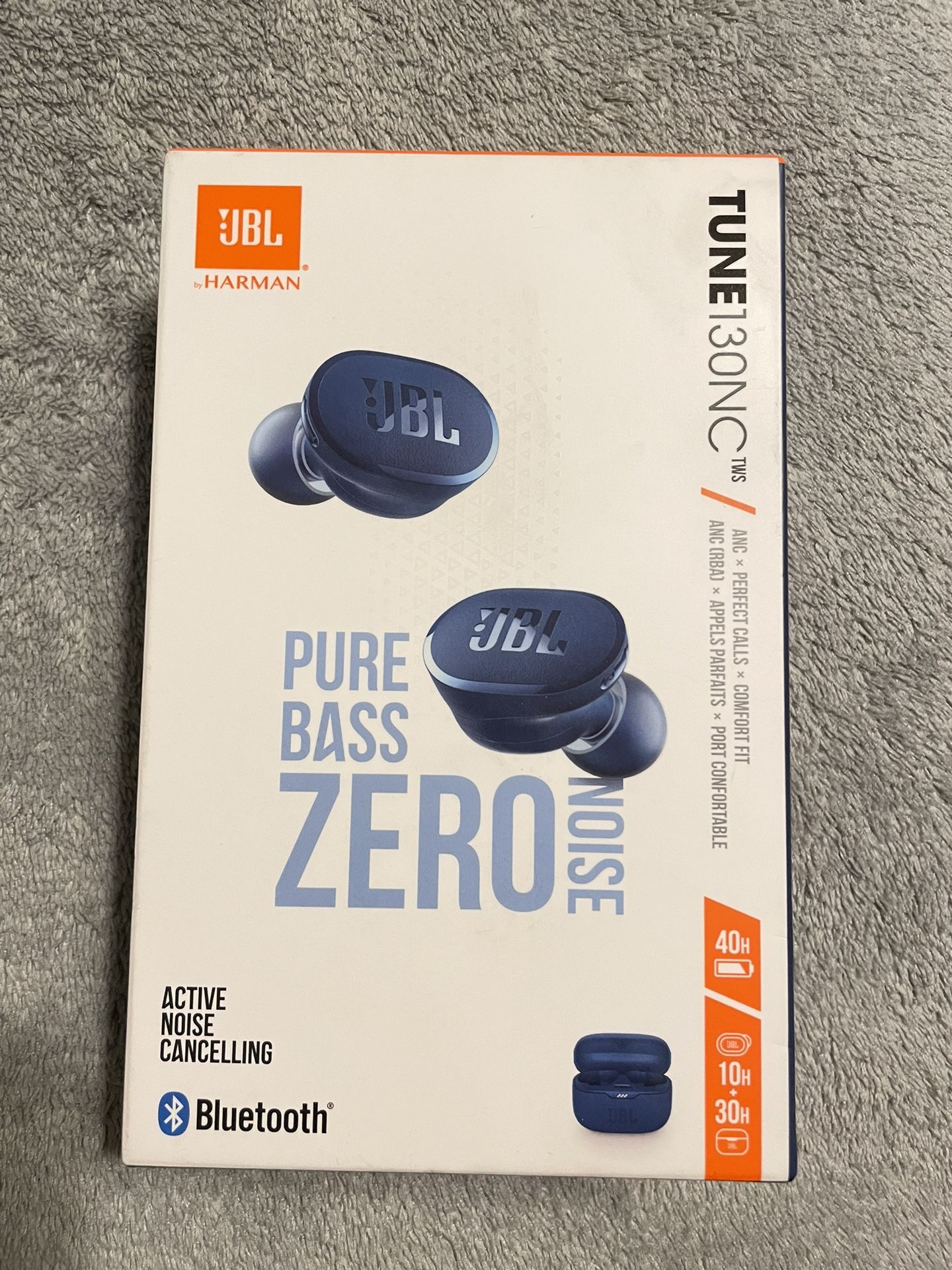 JBL Tune 130NC TWS Wireless In-Ear Headphones - Blue
