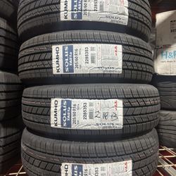 Set of 4 Kumho Solus TA51a 205/60 R16 Tires