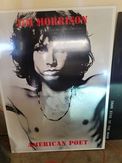 Jim Morrison from the Doors , posters professionally mounted on wood.