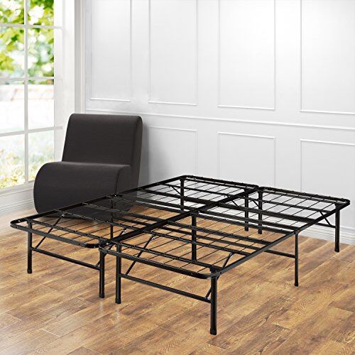 Queen Folding Platform Metal Bedframe