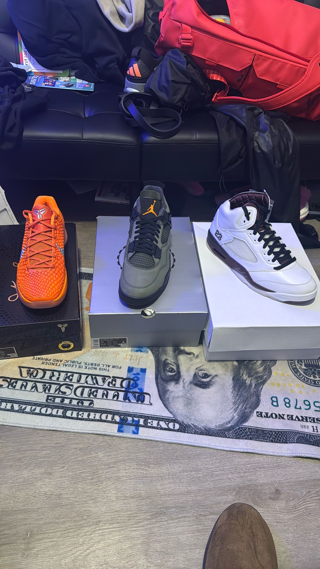 Kobe, UDFTD 4s, AMM 5s