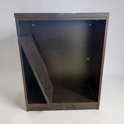 Dark Brown Wood Desk