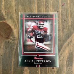 2009 Bowman Adrian Peterson All Star Card 