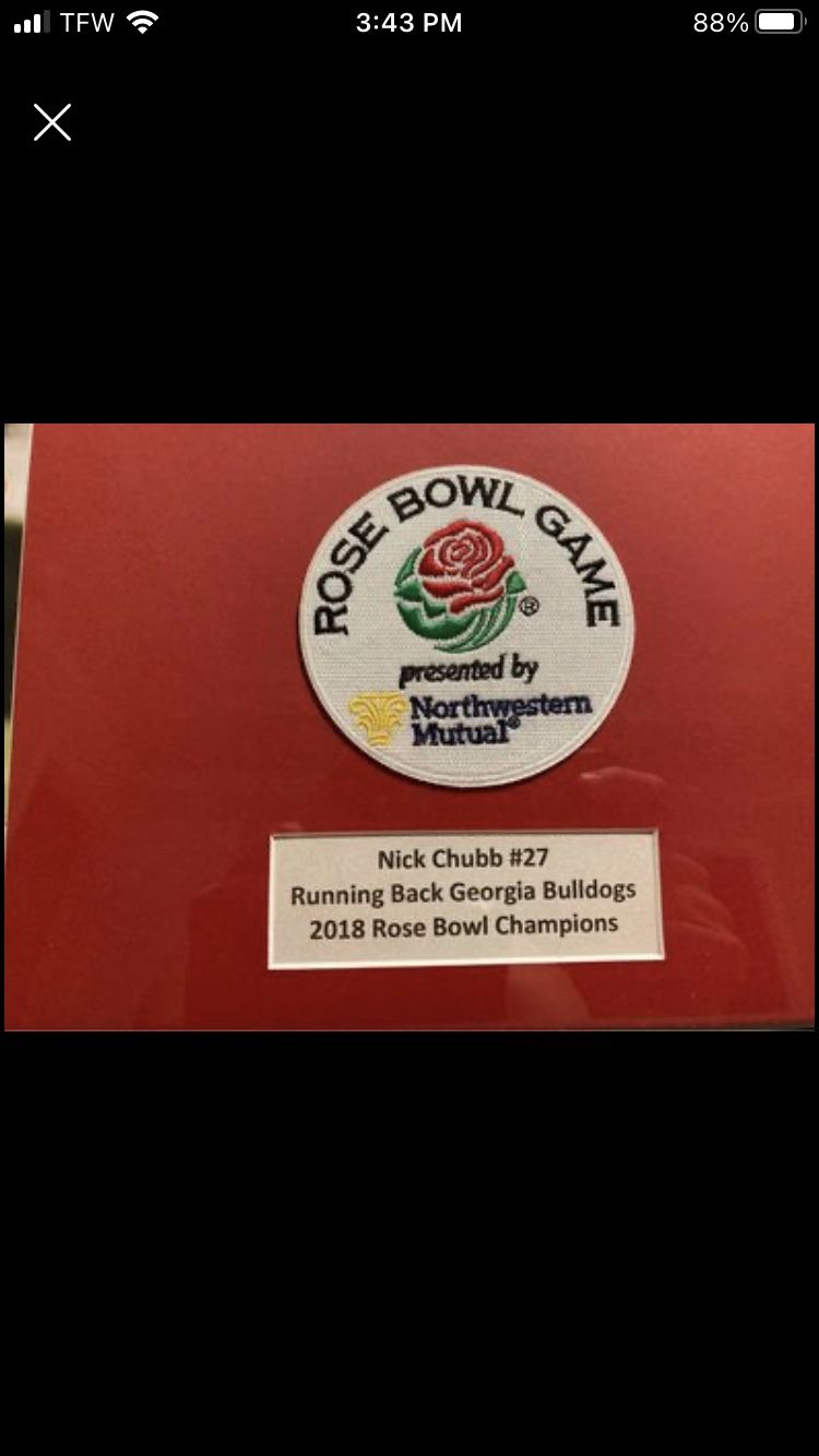 Nick Chubb Rose Bowl Jersey for Sale in Warner Robins, GA - OfferUp