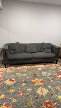 Matching Couches dark gray modern