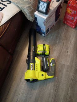 Ryobi 40V Jet Fan Leaf Blower with Battery and Charger