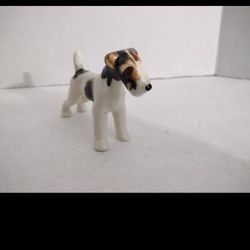 Vintage, fabulous, wired haired, fox terrier dog