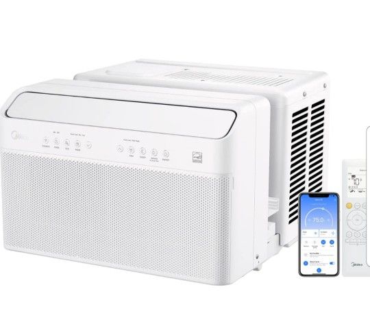 White 8K BTU Windows Air Conditioner  