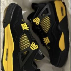 Jordan 4 Retro Yellow Thunder sz7Y