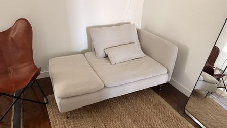 Ikea SÖDERHAMN Chaise, Fridtuna light beige