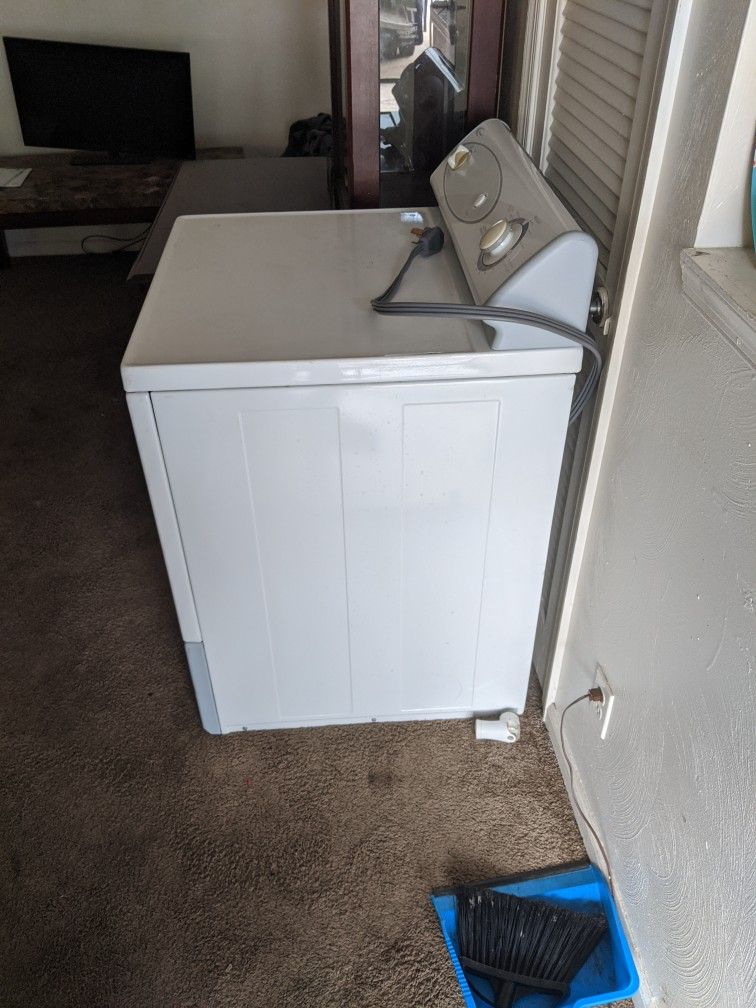 Amana Dryer...Nice China Hutch....Nice Cherry Kitchen Table With Chairs