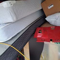 Like New Queen Boxspring And Mattesses