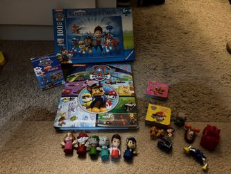 Paw Patrol Puzzles Books Figures Lot - See My Other Items 😎