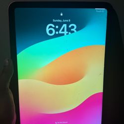 iPad Pink 10th Gen