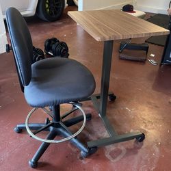 Small Desk & Office Chair 