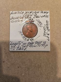1964-D Lincoln Memorial Penny Doubled Die Error
