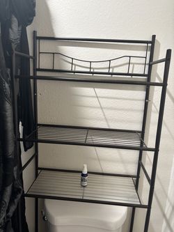 Over the toilet metal stand