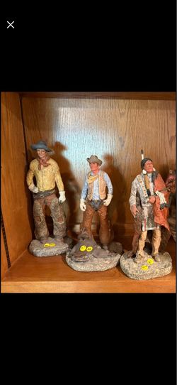Montfort Original Cowboy and Indian Sculptures