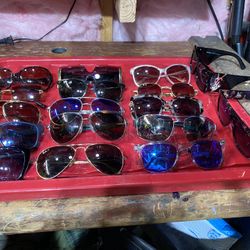 Multiple Sun Glasses, Sunglasses, Ray Bans, Oakley
