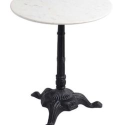 Marble Bistro Accent Table 