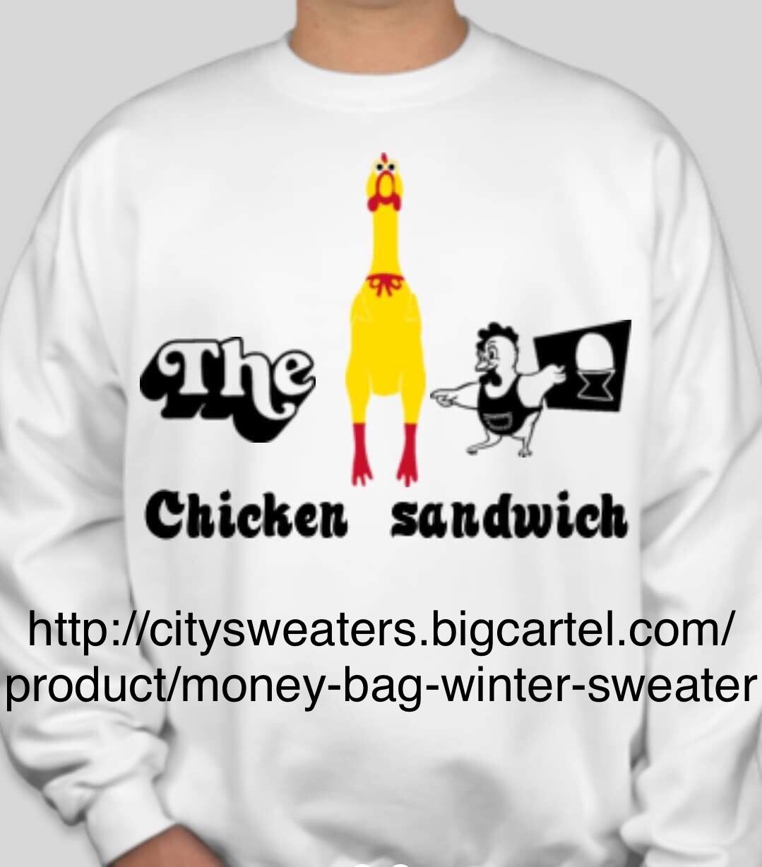 Winter sweater for sale Popeyes chicken sandwich hoodies