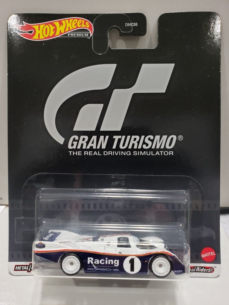 Hot Wheels GT Porsche 962 with Rubber Tires in case