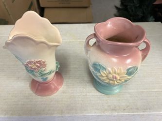 Hull Art Pottery Vases MAGNOLIA - Set of 2