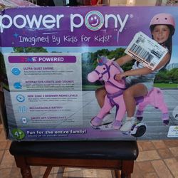 Kids Girl Power Pony Hoverboard Pink Riding Horse Toy Unicorn Retails 500.00 New  In Box