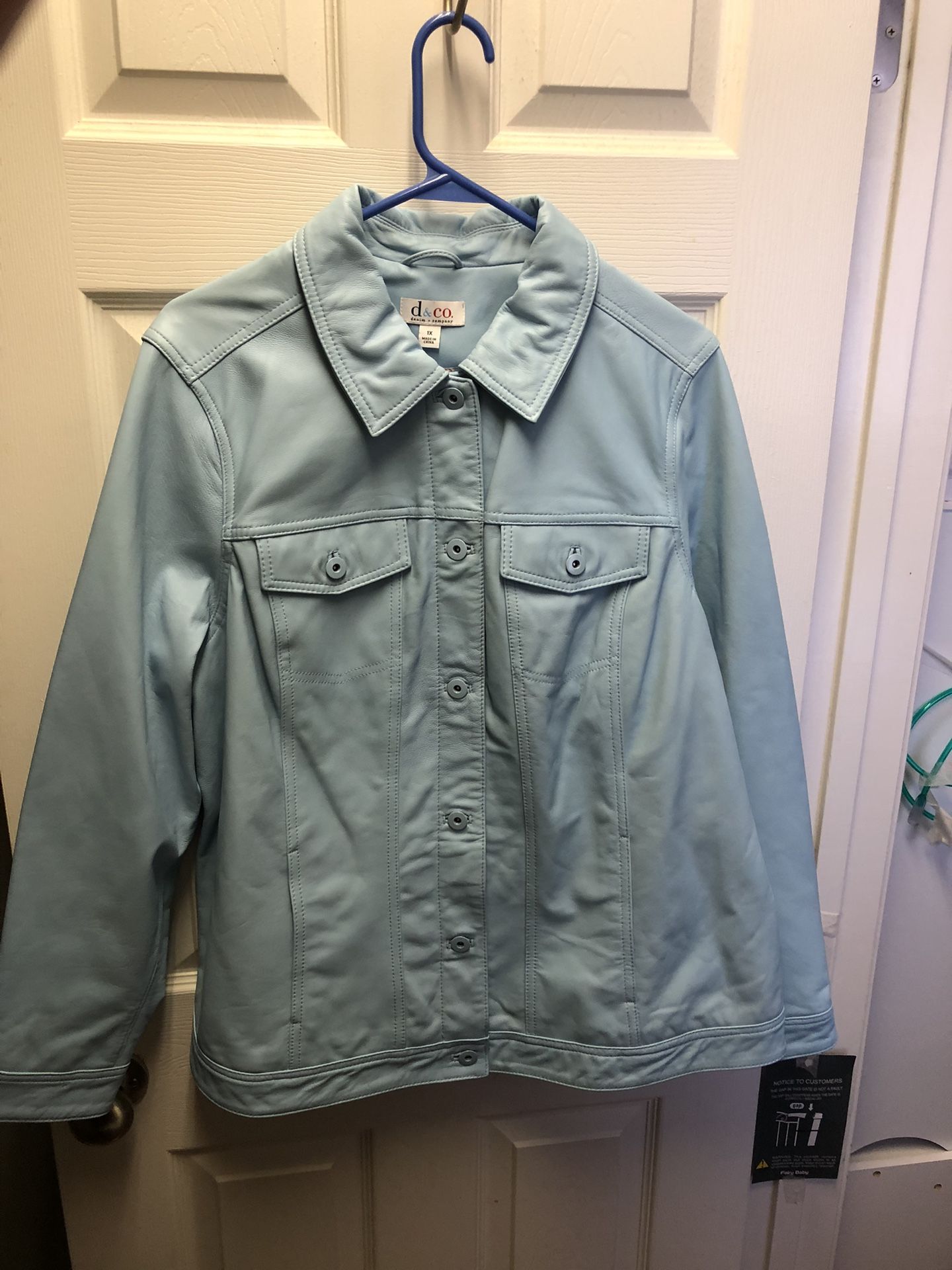 Beautiful Vintage Genuine Lambskin Women’s Leather Jacket